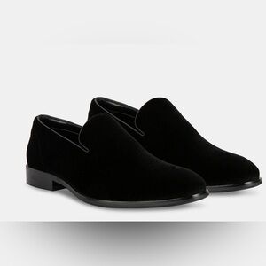 Steve Madden Men’s ARLYN BLACK VELVET LOAFERS. Size 8